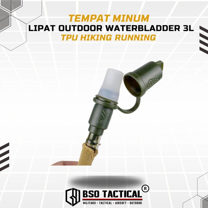 Tempat Minum Lipat Outdoor Waterbladder 3L TPU Hiking Running Backpack Air