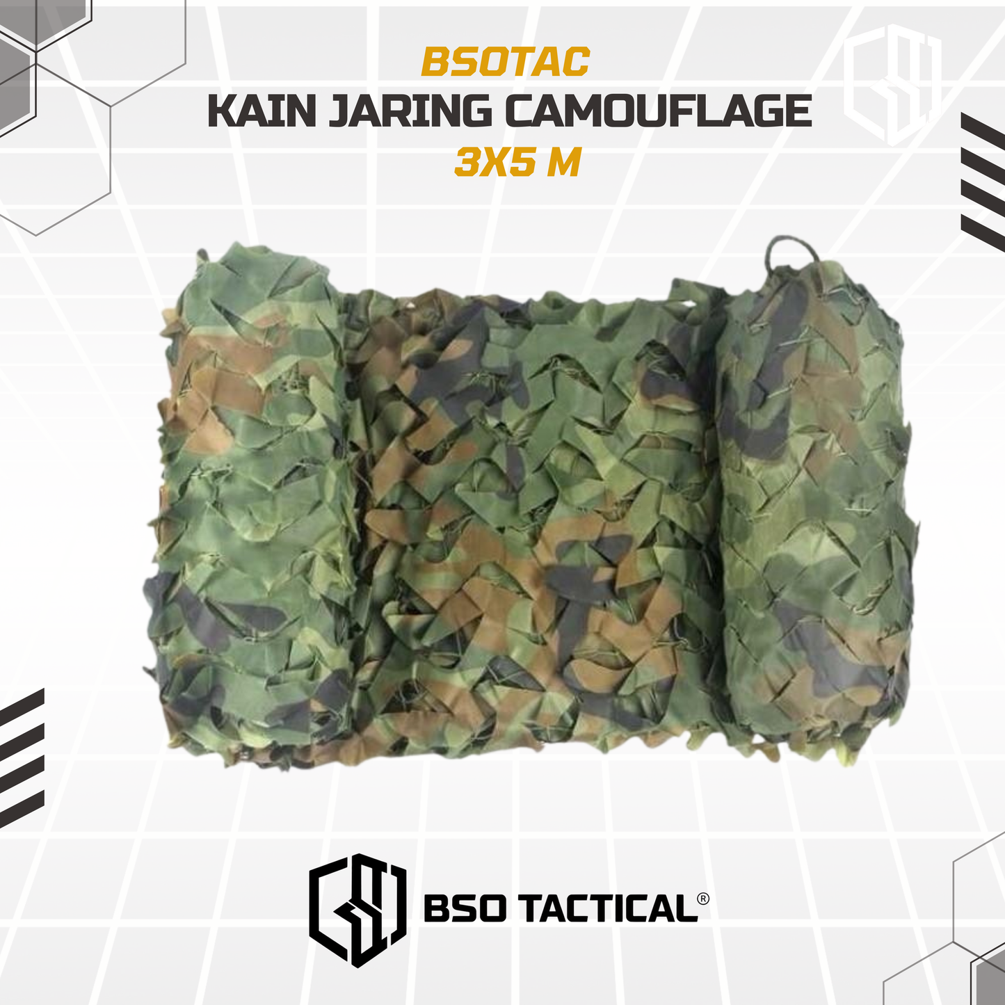 Kain Jaring Camo Net Hidden Car Cover Camo 300x500 cm ( 3x5 m ) Outdoor