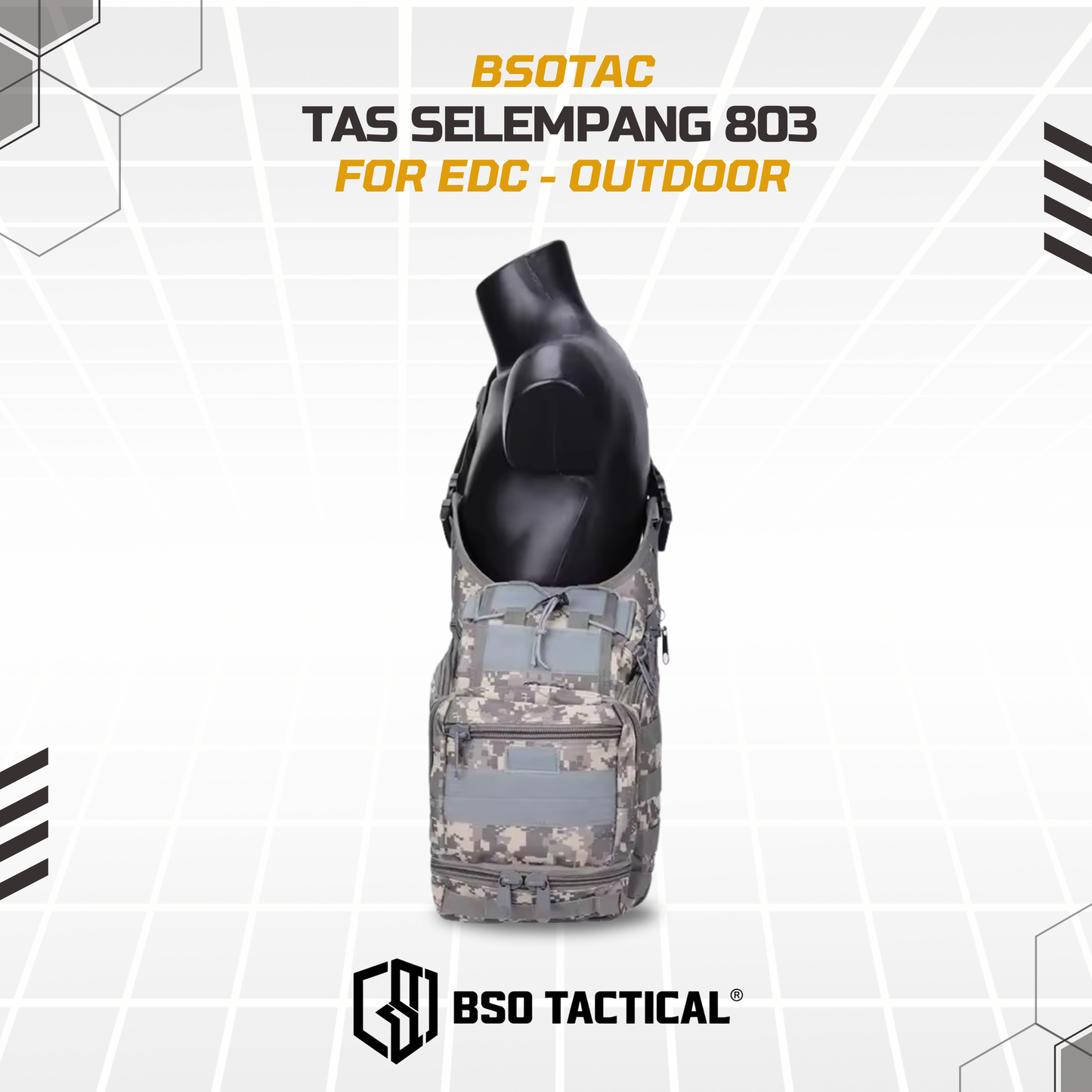 Tas Selempang Outdoor 803 EDC Bag Casual Daily Pack Multifungsi - TS803