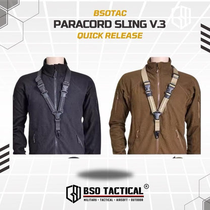 Sling Paracord V.3 Tali Sandang Tactical Heavy Duty Lanyard Quick Release