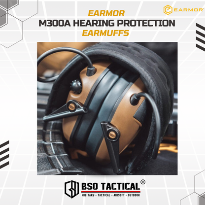 Earmor M300A Tactical Headset Hearing Protection Earmuff Earphone