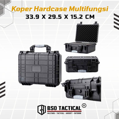 Koper Hardcase Multifungsi Tactical Case Precut Foam 33.9 x 29.5 x15.2