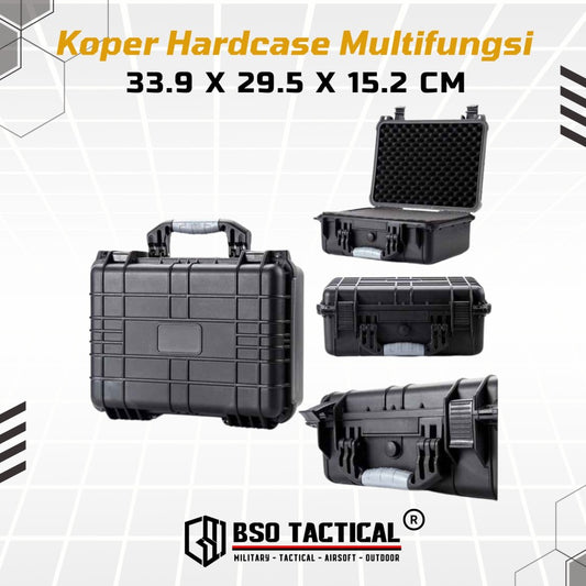 Koper Hardcase Multifungsi Tactical Case Precut Foam 33.9 x 29.5 x15.2