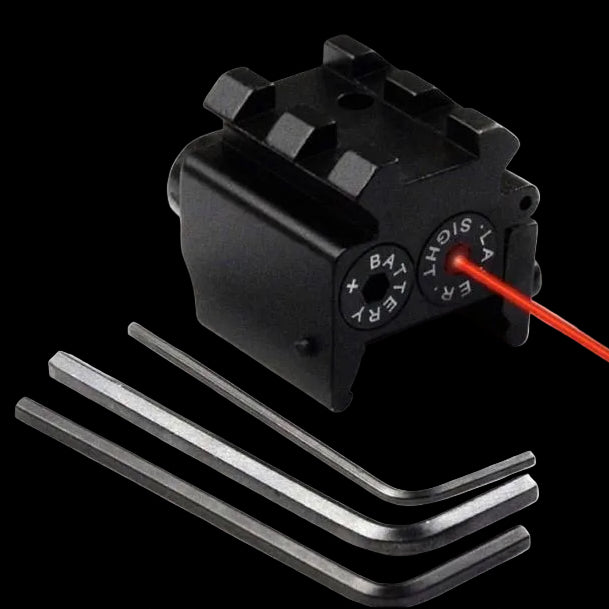 Tactical Laser 650nm Red Laser Sight Picatinny Rail Full Metal