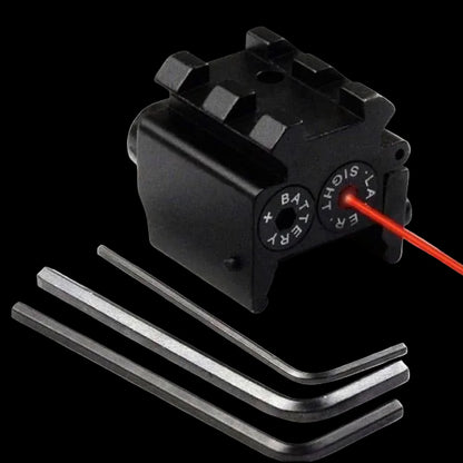 Tactical Laser 650nm Red Laser Sight Picatinny Rail Full Metal