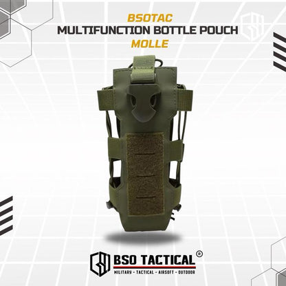 Tactical Water Bottle Pouch Molle Multifungsi Universal HT Pouches Outdoor Hiking Camping