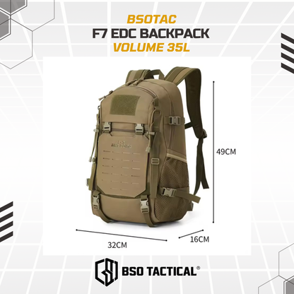 Tas Ransel Rucksack F7 EDC Outdoor Backpack Camping Hiking Bag 35L