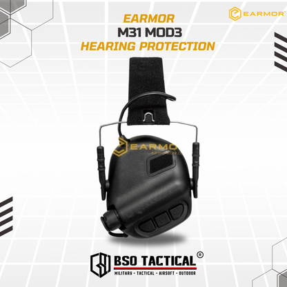 Earmor M31 Mod 3 Outdoor Safety Hearing Protection with AUX Input