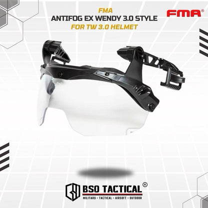 Goggle FMA Anti Fog EX Wendy Anti Riot Helmet 3.0 Eye Protection - TB1397