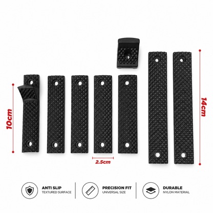 KAC Handstop Rail Panel Kit Cover Set Grip for Handguard - MLOK