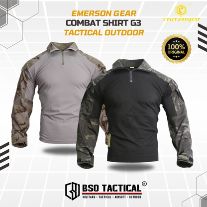 Emerson Gear Combat Shirt Tactical G3 Outdoor Shirt Baju Olahraga Luar Ruangan Gaya Taktis
