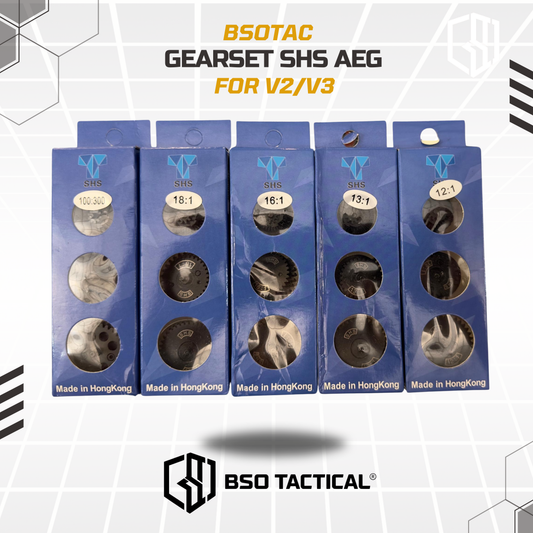 SHS Gearset AEG Steel Cut Reinforce Torque High Speed Gearset for V2/3