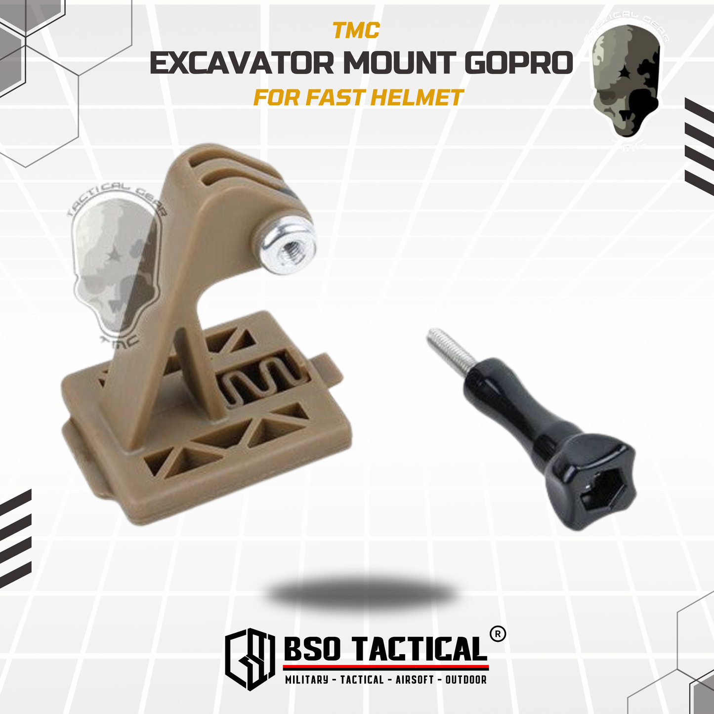 TMC Helmet Excavator ARM Mount for Go Pro Action Camera Mount