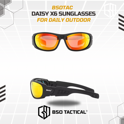 Kacamata Outdoor Daisy X6 Casual Daily Outdoor Sunglasses with 4 Lens Kit