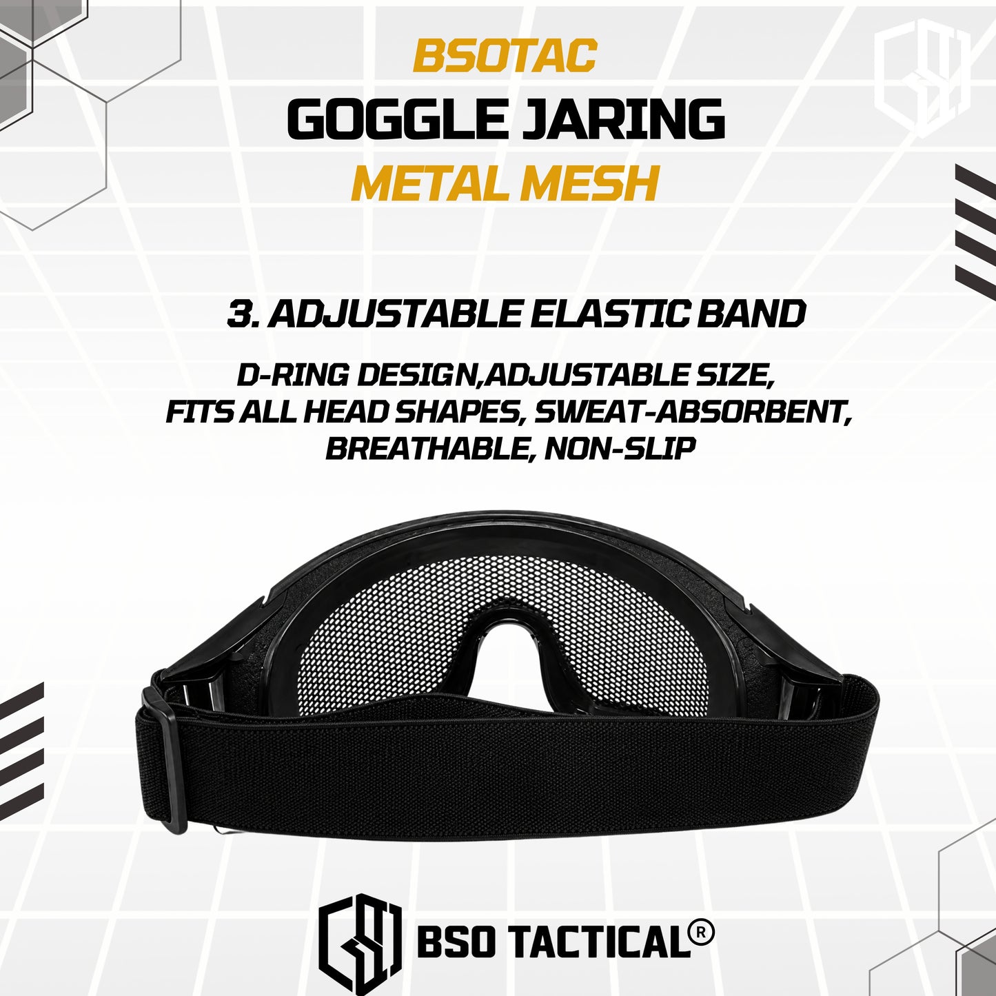 Goggle Tactical Outdoor Metal Mesh Jaring Outdoor Gear