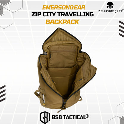 Tas Ransel Outdoor Emerson Zip City Casual EDC Backpack EM9323