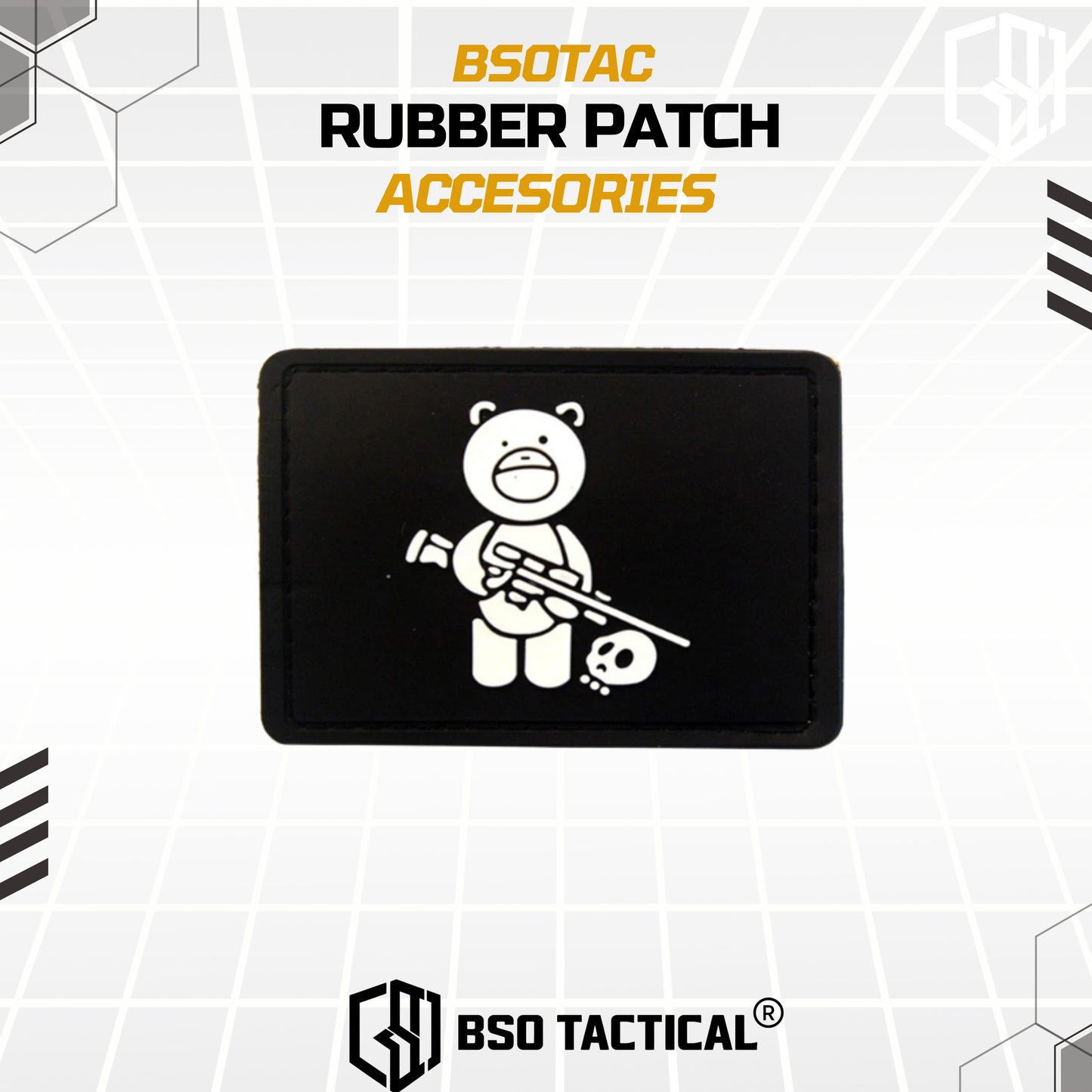 Rubber Patch Outdoor Desain Tactical PVC Patches