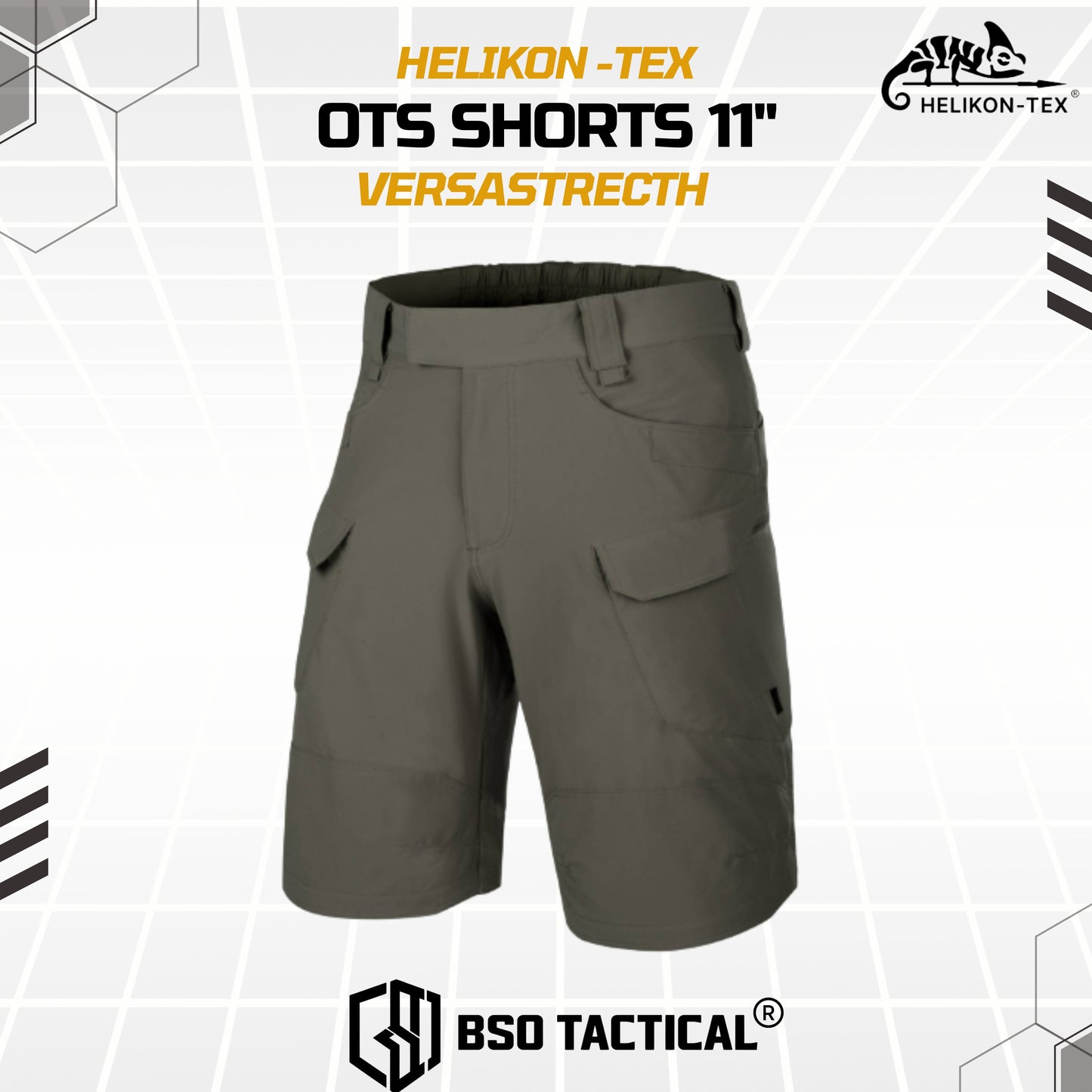Celana Pendek Helikon Tex OTS 11 Outdoor Tactical Short Versastrecth Sport Pants