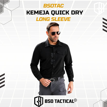 Kemeja Parasut Tactical Quick Dry Combat Long Sleeve Shirt Outdoor Casual Pria