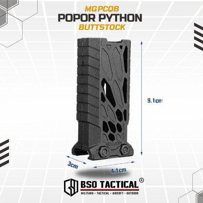 Popor Tactical Python Buttstock Nylon Stock AEG WGG Adjustable