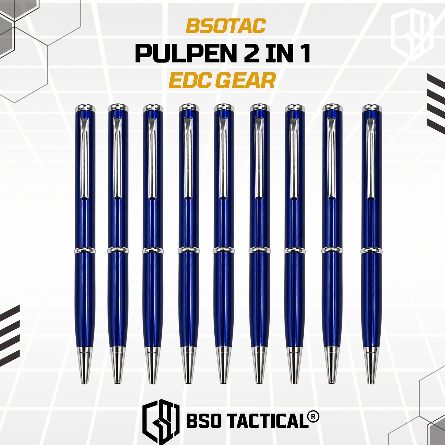 Pulpen Tactical 2 In 1 Pen Hidden Knives EDC Every Day Carry Outdoor Camping