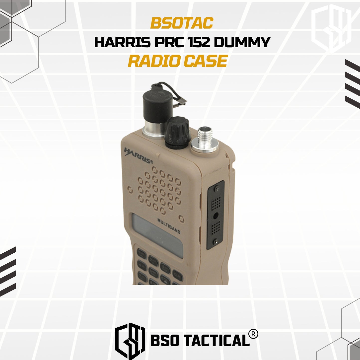 FMA Harris PRC 152 Dummy Radio Case Accesories Gear Walkie Talkie Tempat HT