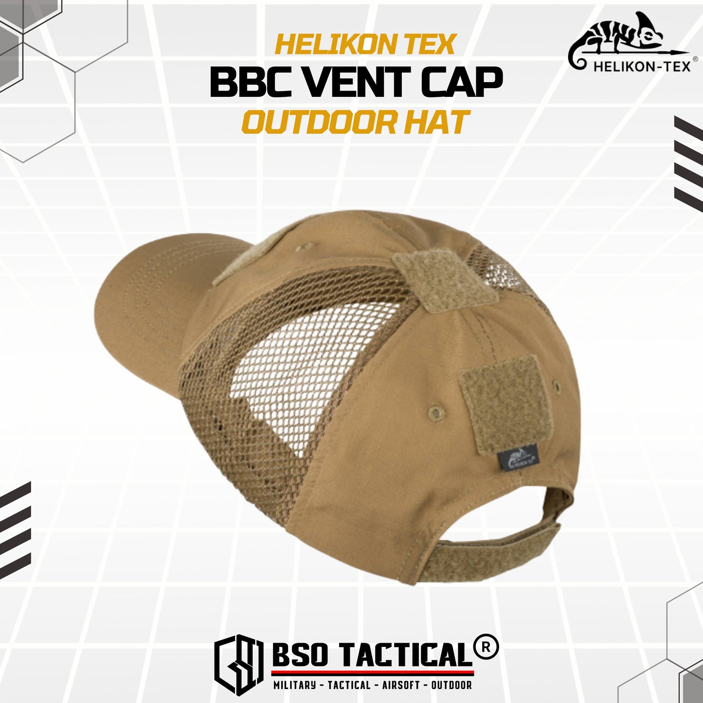 Topi Helikon Tex BBC Vent Cap Outdoor Hat Adjustable