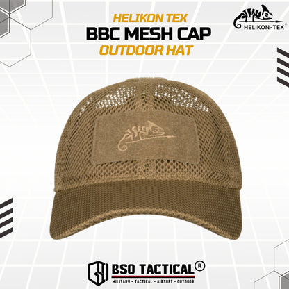 Topi Helikon Tex BBC Mesh Cap Polyster Outdoor Hat Adjustable Baseball ORIGINAL