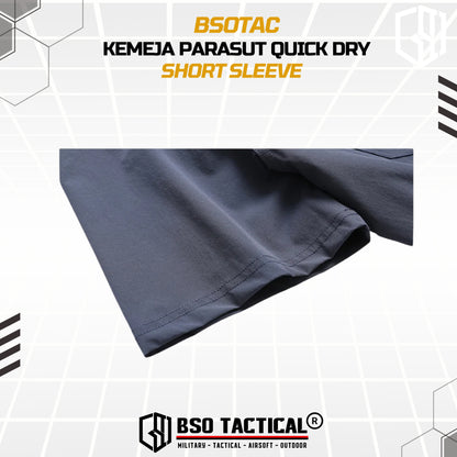 BSOTAC Kemeja Outdoor Lengan Pendek Tactical Short Sleeve Casual Shirt Summer Camping Hiking Quick Dry Baju Army Quick Dry