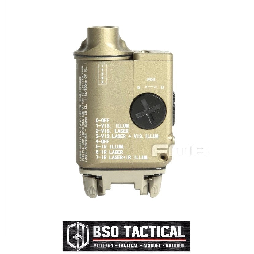 FMA Tactical Flashlight SF XVL2 IRC LED Light Red Laser Metal