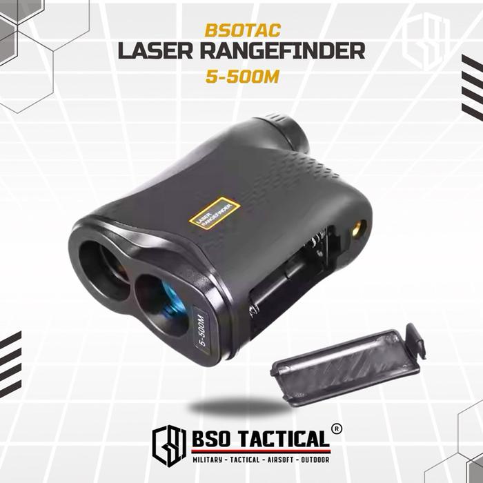 Teropong Outdoor Laser Rangefinder 5-500M / 5-600M Outdoor Telescope Speed Monocular Distance Meter Accurate Camping