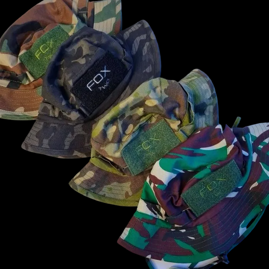 FOX TWO Topi Rimba Boonie Hat Outdoor Camouflage ORIGINAL FOXTWO