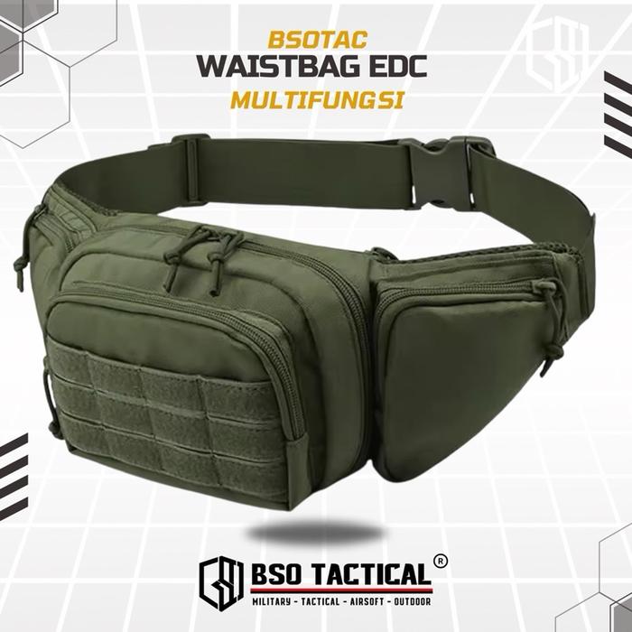 Tas Pinggang Outdoor Fanny Pack Tactical Waist Bag EDC Multifungsi Daily