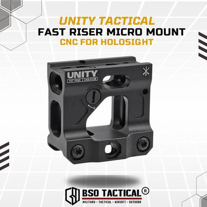 Unity Tactical FAST Riser Micro Mount CNC for Holosight T1 T2 Romeo