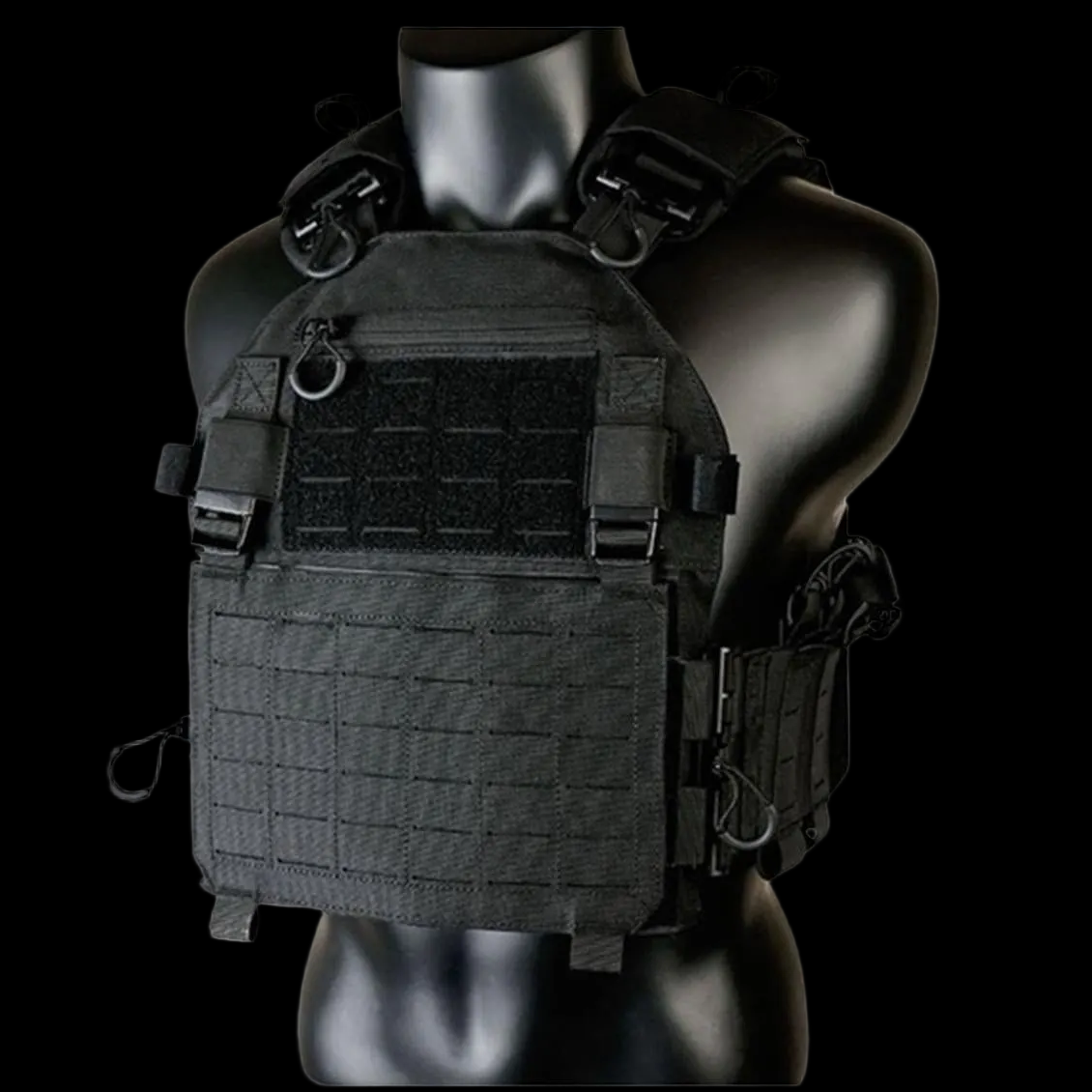 Rompi Olahraga LAVC Tactical Jungle Adventure Kit Vest Modular Molle Laser Cut Training Vest Gym Fitness Hyrox Outdoor