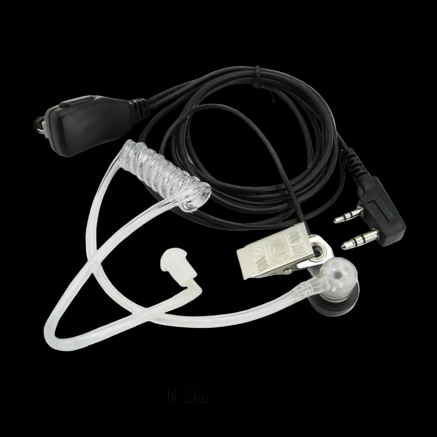 Headset Earphone Walkie Talkie FBI Style 2 Pin HT