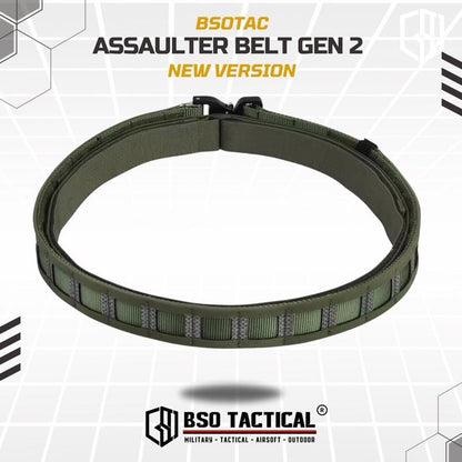 Ikat Pinggang WS Assaulter Tactical Belt Gen 2 Molle Warbelt Outdoor Quick Release Buckle 3 in 1