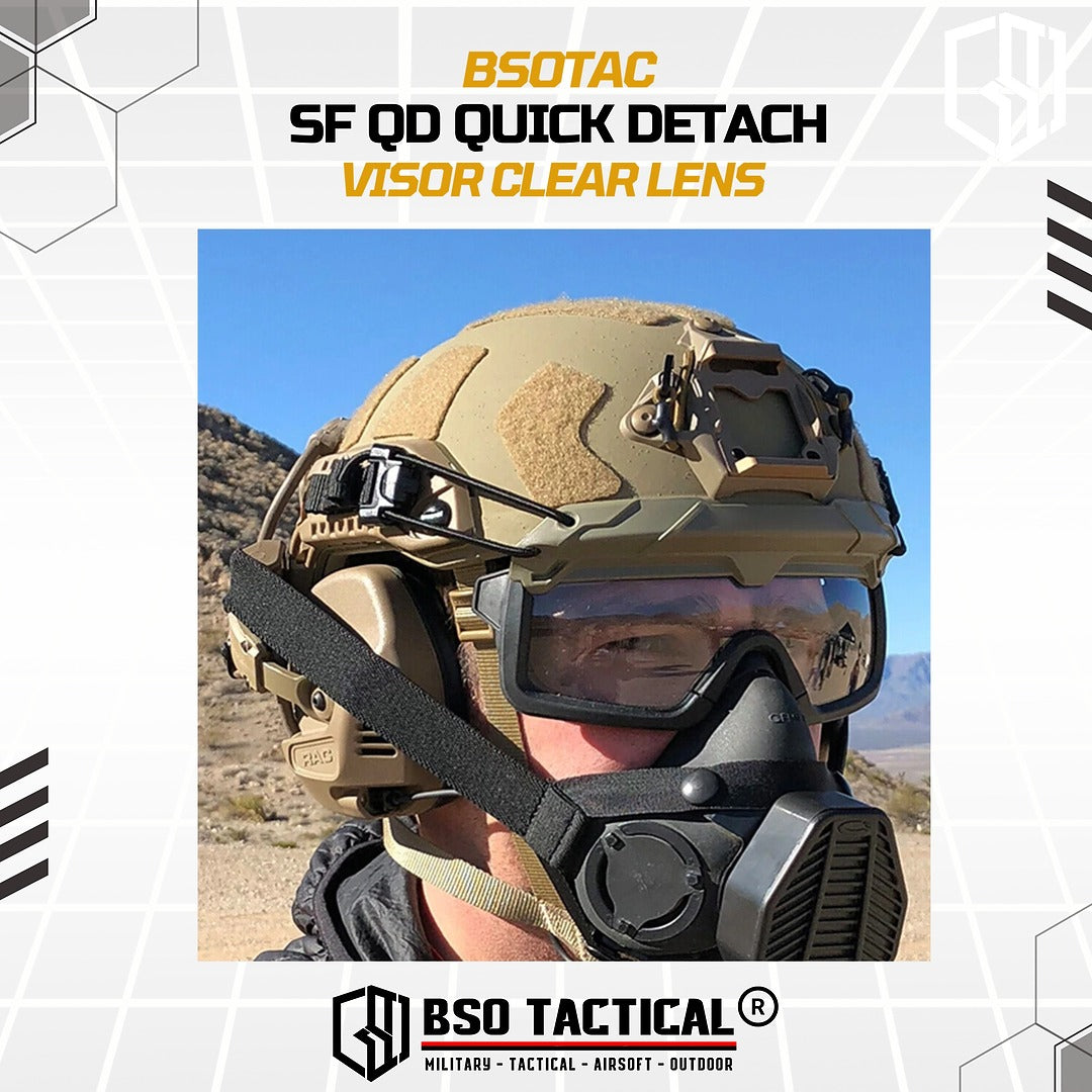 SF QD Quick Detach Tactical Goggle Gentex Ops Core Style