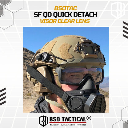 SF QD Quick Detach Tactical Goggle Gentex Ops Core Style