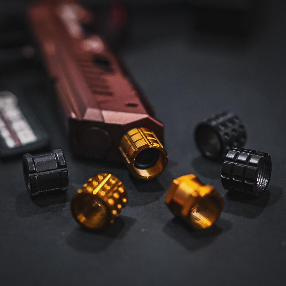 Gorilla Custom Pelindung Outer Drat Adapter Cover Thread 14mm CCW
