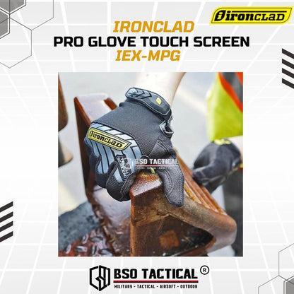 Sarung Tangan Tactical Ironclad Pro Outdoor Glove Touch Screen Cepat Kering