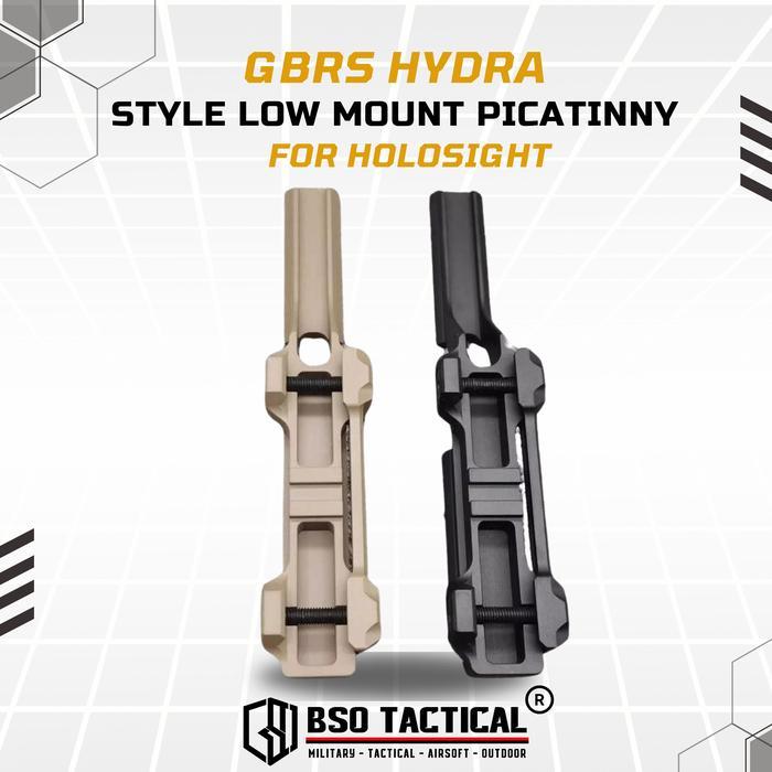 GBRS Hydra Style Low Mount Picatinny for Holosight Anpeq Full Metal