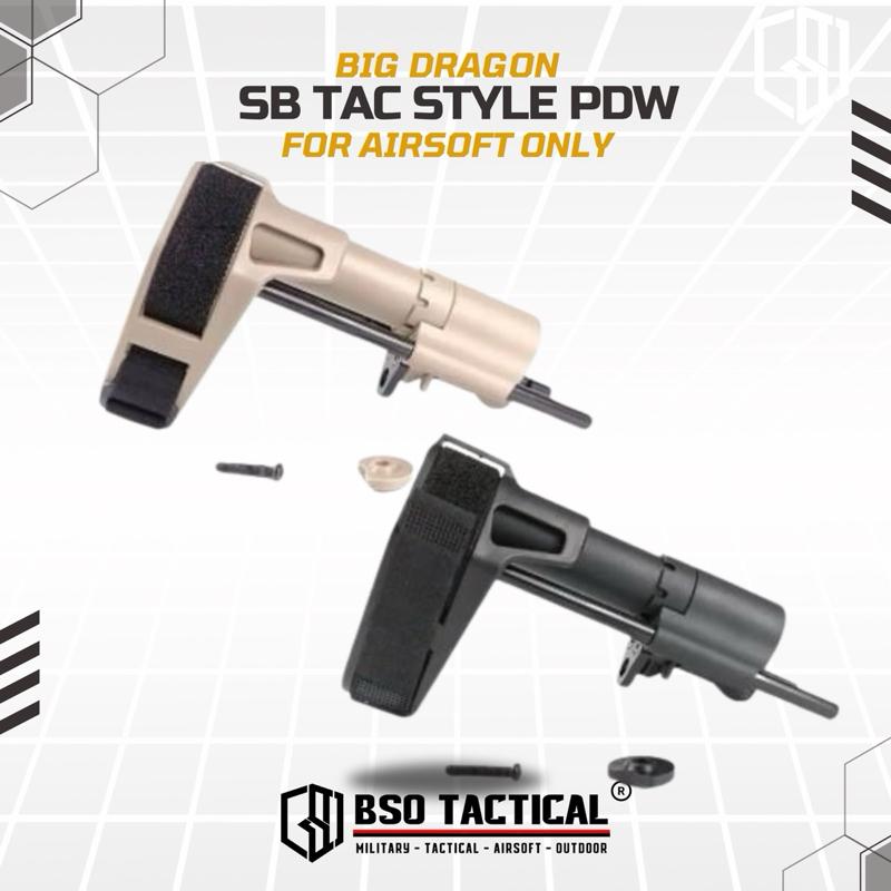 Popor SB Tactical Style PDW Airsoft AEG GBBR Stabilizer Brace Stock