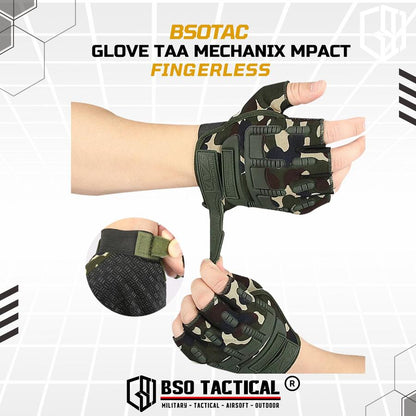Sarung Tangan TAA Fingerless Tactical Pro Glove Antiskid