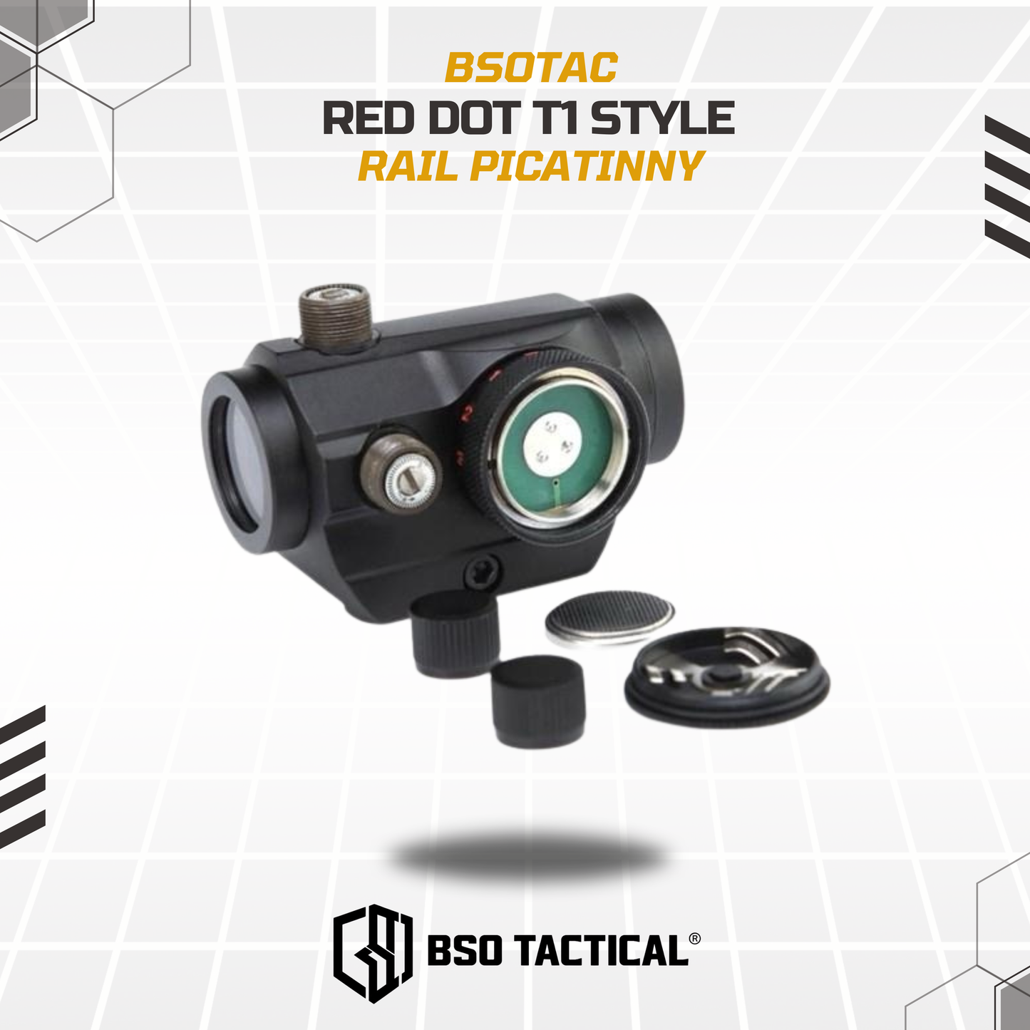Red Dot Tactical T1 Micro Red Dot Green Dot Sight Low Mount 20-22mm