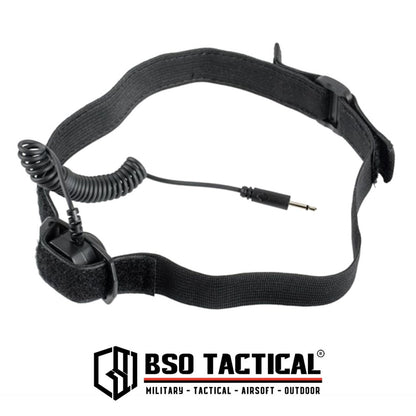Earmor S20 Throat Microphone Tactival Headphone Strap Earmuff for M32