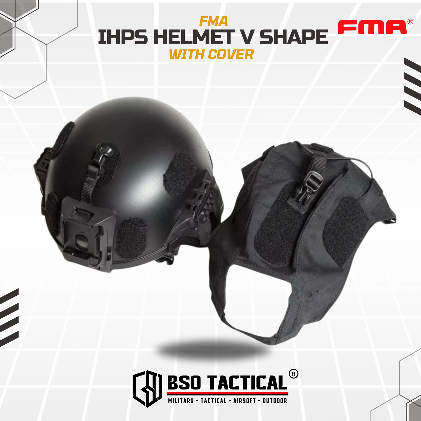 FMA IHSP Tactical Outdoor Helmet with Cover - TB1428