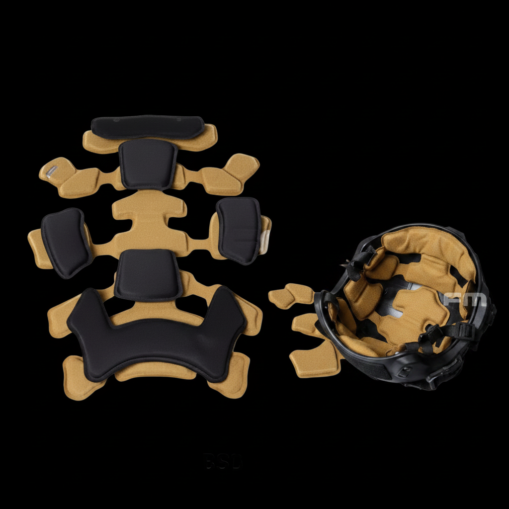 FMA Busa Dalam Helm Tactical MT Helmet Protected Pads Foam Helm Set - TB1275