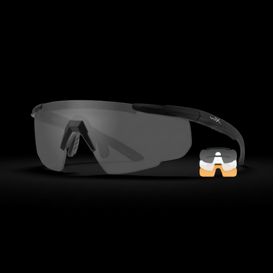 Kacamata Wiley X Saber Advanced 3 Lenses Tactical Sunglasses - ORIGINAL