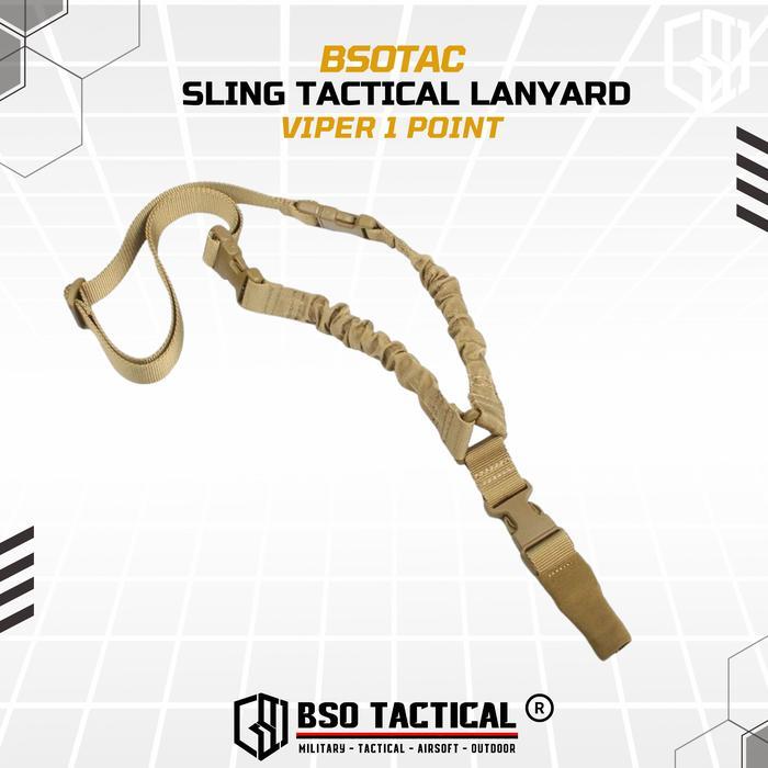 Sling Tactical Lanyard Viper 1 Point Strap Adjustable Metal Hook